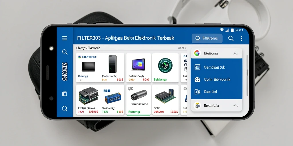 Tampilan antarmuka FILTER303 yang user-friendly dan fungsional.