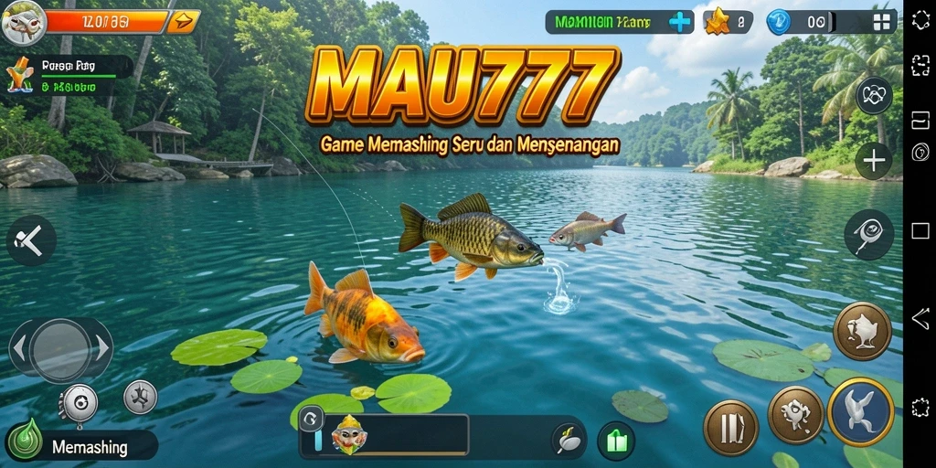 Tampilan antarmuka game memancing MAU777 yang menarik dan interaktif.
